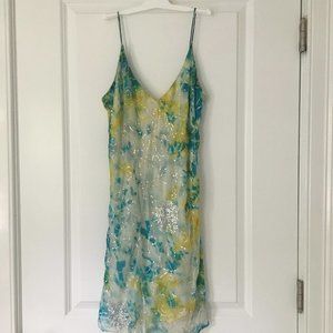 Exotic Silk Sequined Dress - 100% Indian Silk